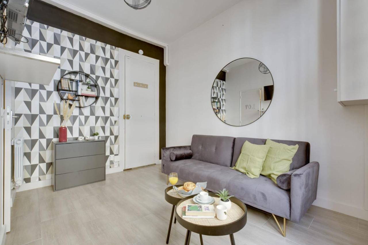 Bright Charming Modern Studio By Dreamy Canal St Martin 10Eme Metro Goncourt Apartment Paris Exterior photo